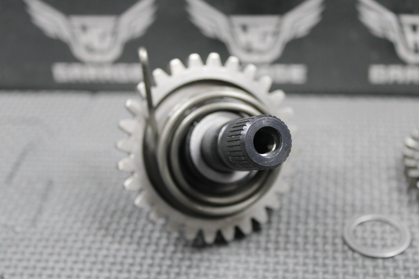 2010 05 - 13 KTM 250 XCF - W SXF OEM KICKSTART KICK START SHAFT W IDLER GEAR NICE! - hggarage