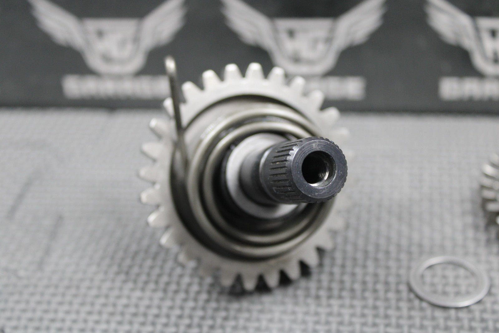 2010 05 - 13 KTM 250 XCF - W SXF OEM KICKSTART KICK START SHAFT W IDLER GEAR NICE! - hggarage