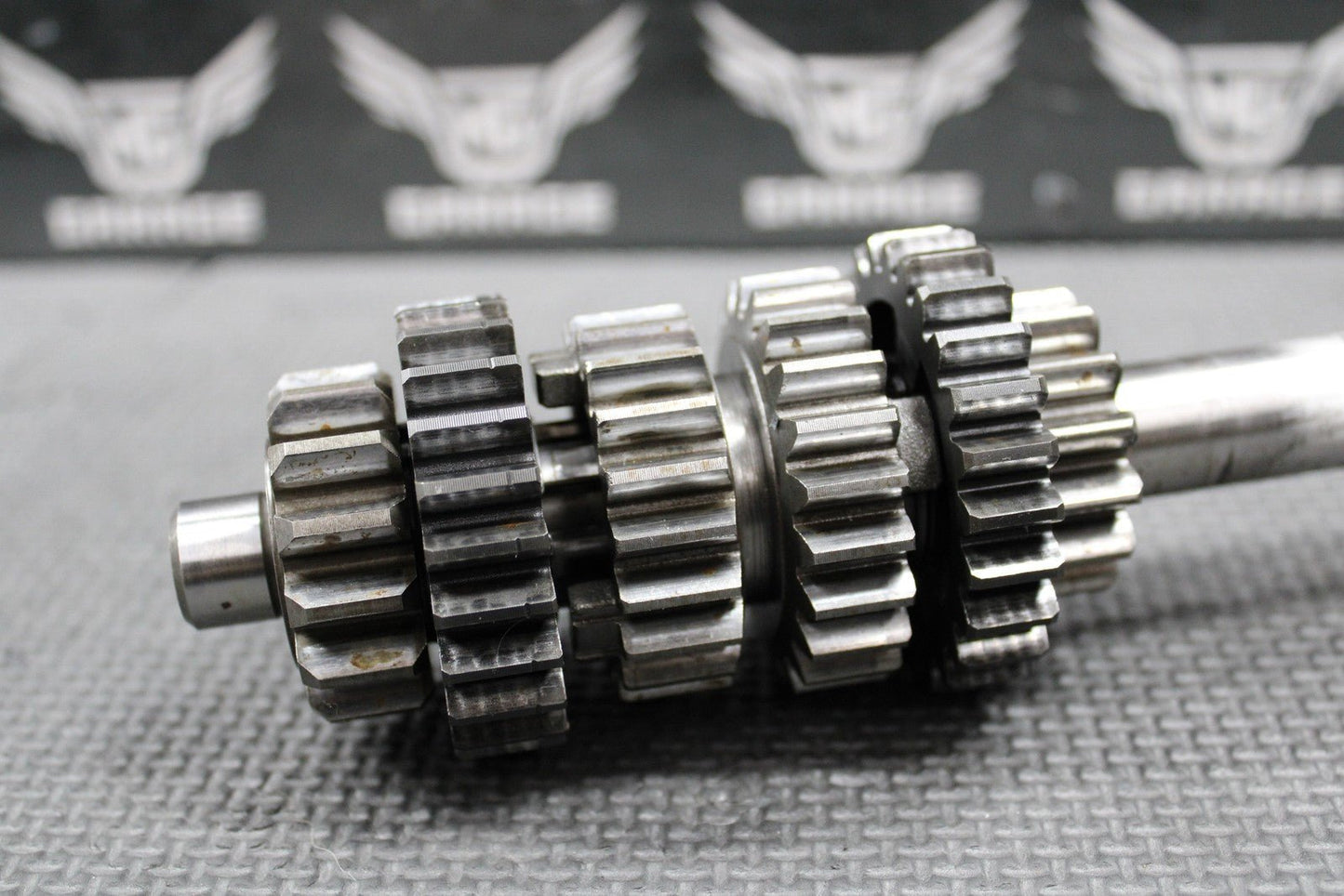 1992 89 - 93 KAWASAKI KX125 OEM TRANSMISSION TRANNY SHAFTS GEARS GEARBOX GOOD! - hggarage