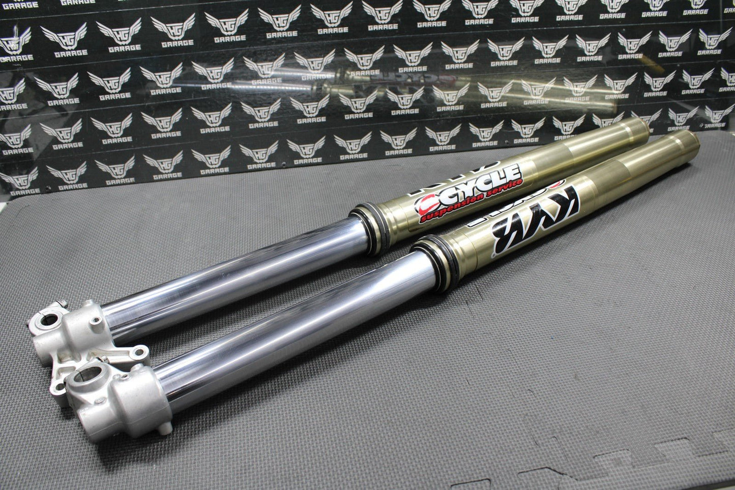 2009 YAMAHA YZ450F 06 - 09 OEM KYB SSS RIGHT LEFT FRONT SUSPENSION FORKS SHOCKS - hggarage