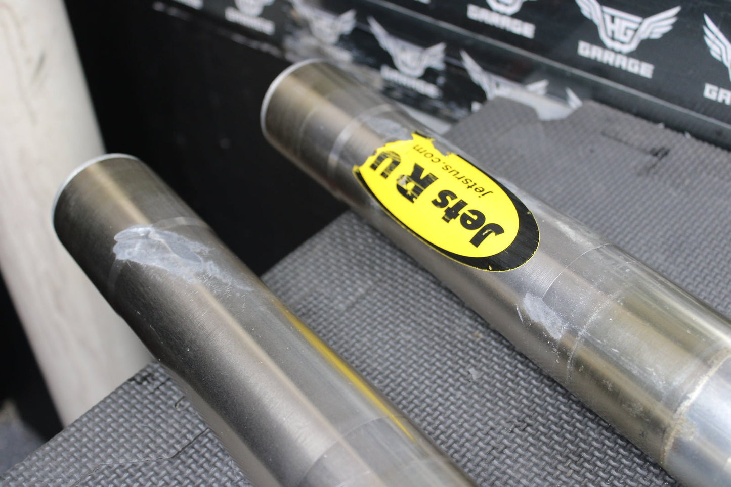 2003 KAWASAKI KX125 OEM RIGHT LEFT FRONT SUSPENSION FORKS SHOCKS 44075 - 1177 - JS - hggarage