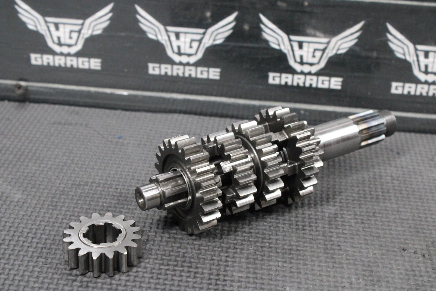 2015 KAWASAKI KX100 KX80 KX85 OEM ENGINE TRANSMISSION TRANNY GEARS GEARBOX DRUM - hggarage