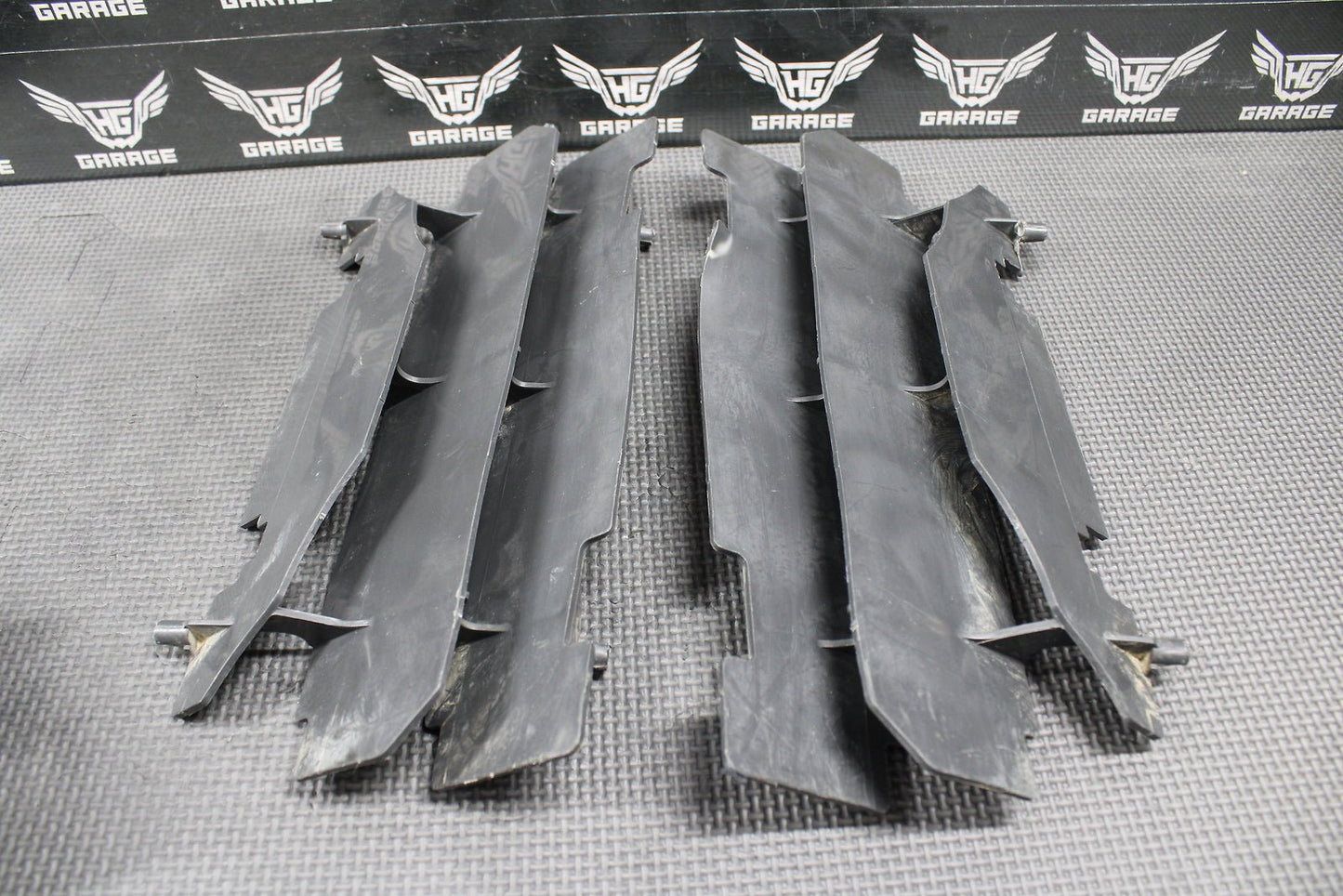 2000 2001 SUZUKI DRZ400 DRZ400E OEM LEFT RIGHT RADIATOR RADIATORS LOUVERS GOOD! - hggarage