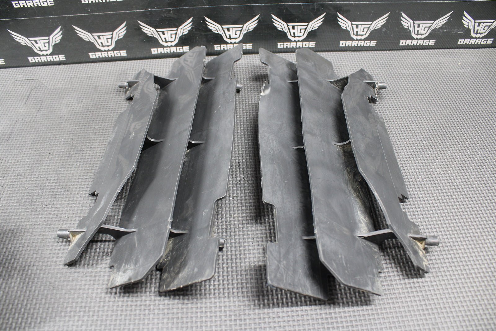 2000 2001 SUZUKI DRZ400 DRZ400E OEM LEFT RIGHT RADIATOR RADIATORS LOUVERS GOOD! - hggarage