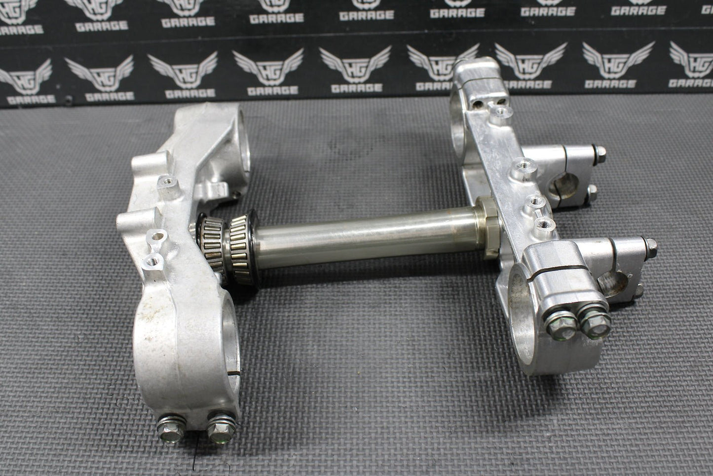 2000 SUZUKI 00 - 04 DRZ400 DRZ400E OEM FRONT FORKS TRIPLE TREE STEM BAR CLAMP NICE - hggarage