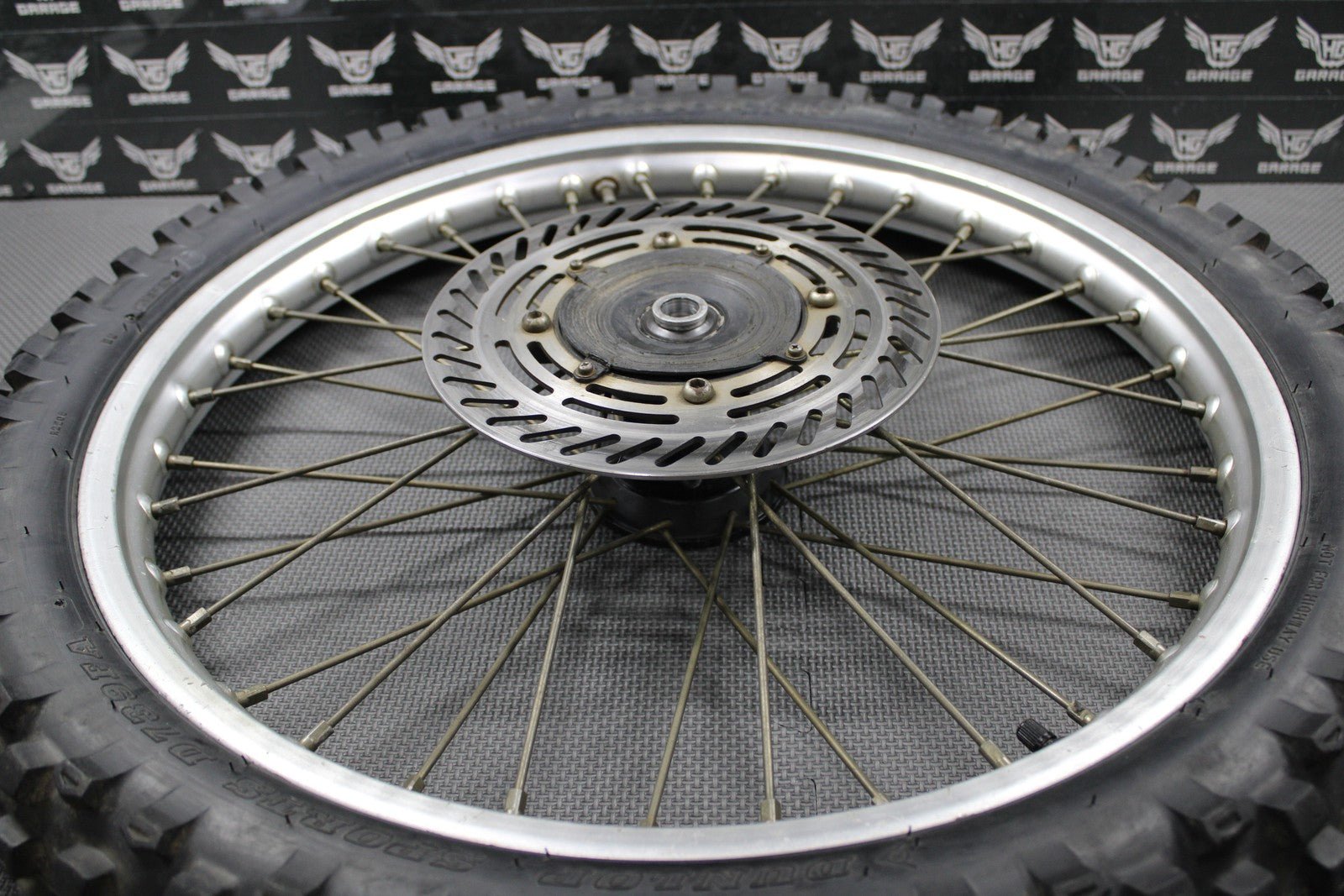 1988 HONDA CR125R CR250R CR500R OEM 21" FRONT WHEEL RIM HUB TIRE 446A5 - KS6 - 830 - hggarage