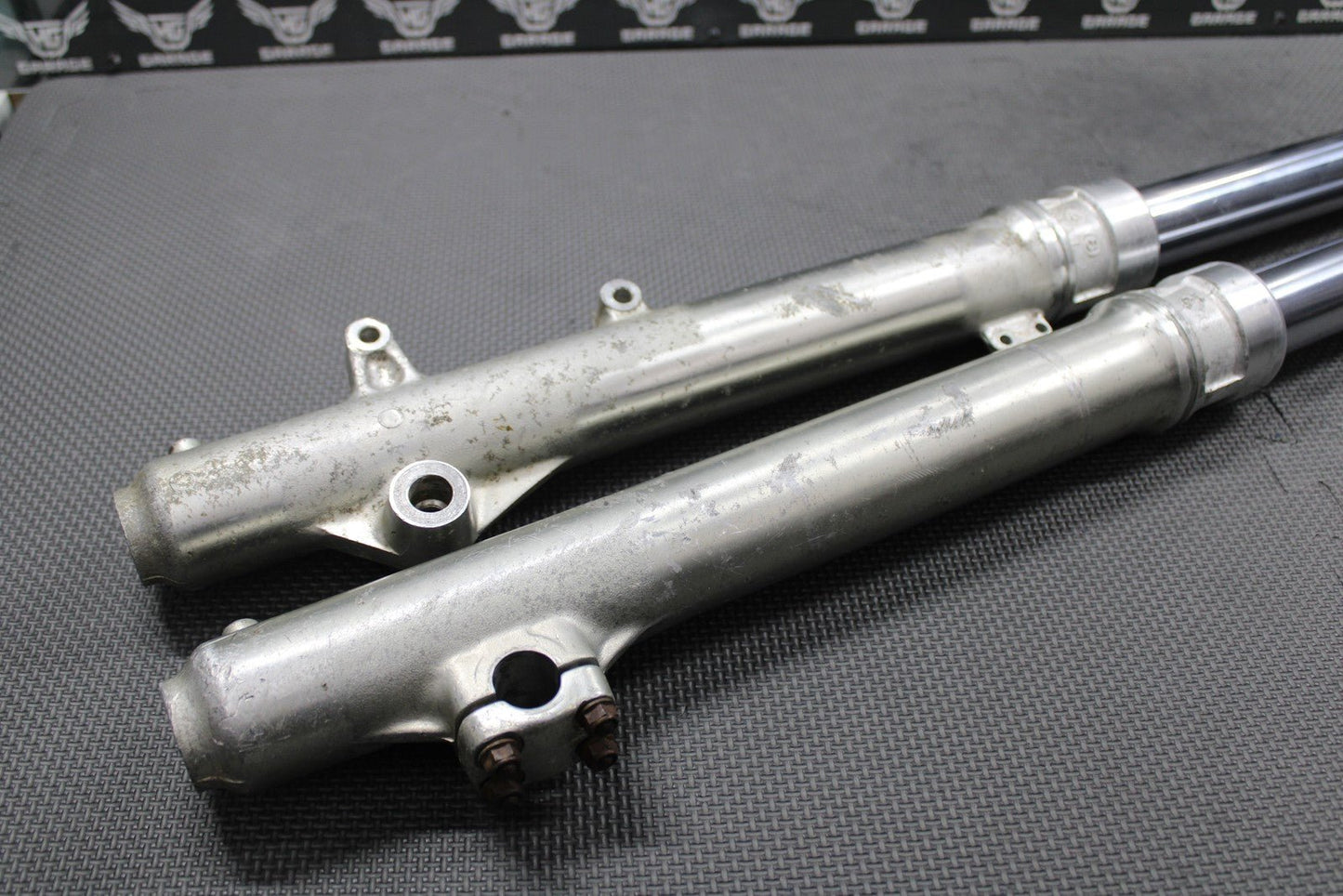 1988 1989 HONDA XR250R OEM RIGHT LEFT FRONT SUSPENSION FORKS SHOCKS DAMPERS GOOD - hggarage