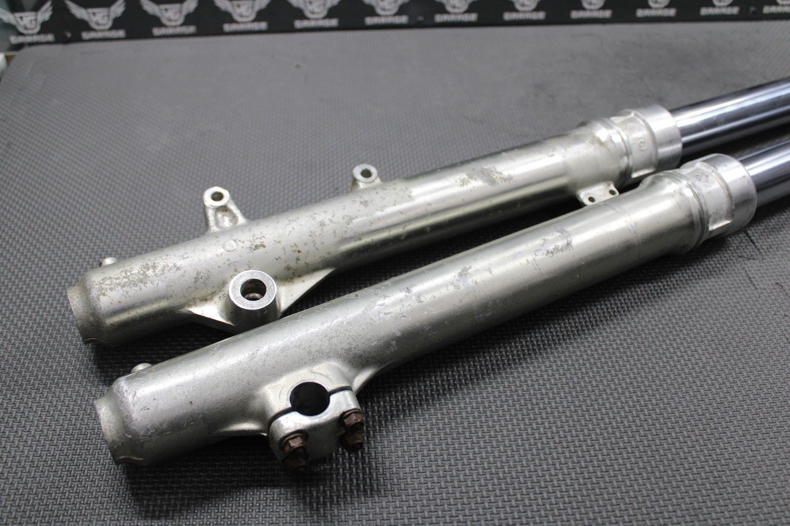 1988 1989 HONDA XR250R OEM RIGHT LEFT FRONT SUSPENSION FORKS SHOCKS DAMPERS GOOD - hggarage
