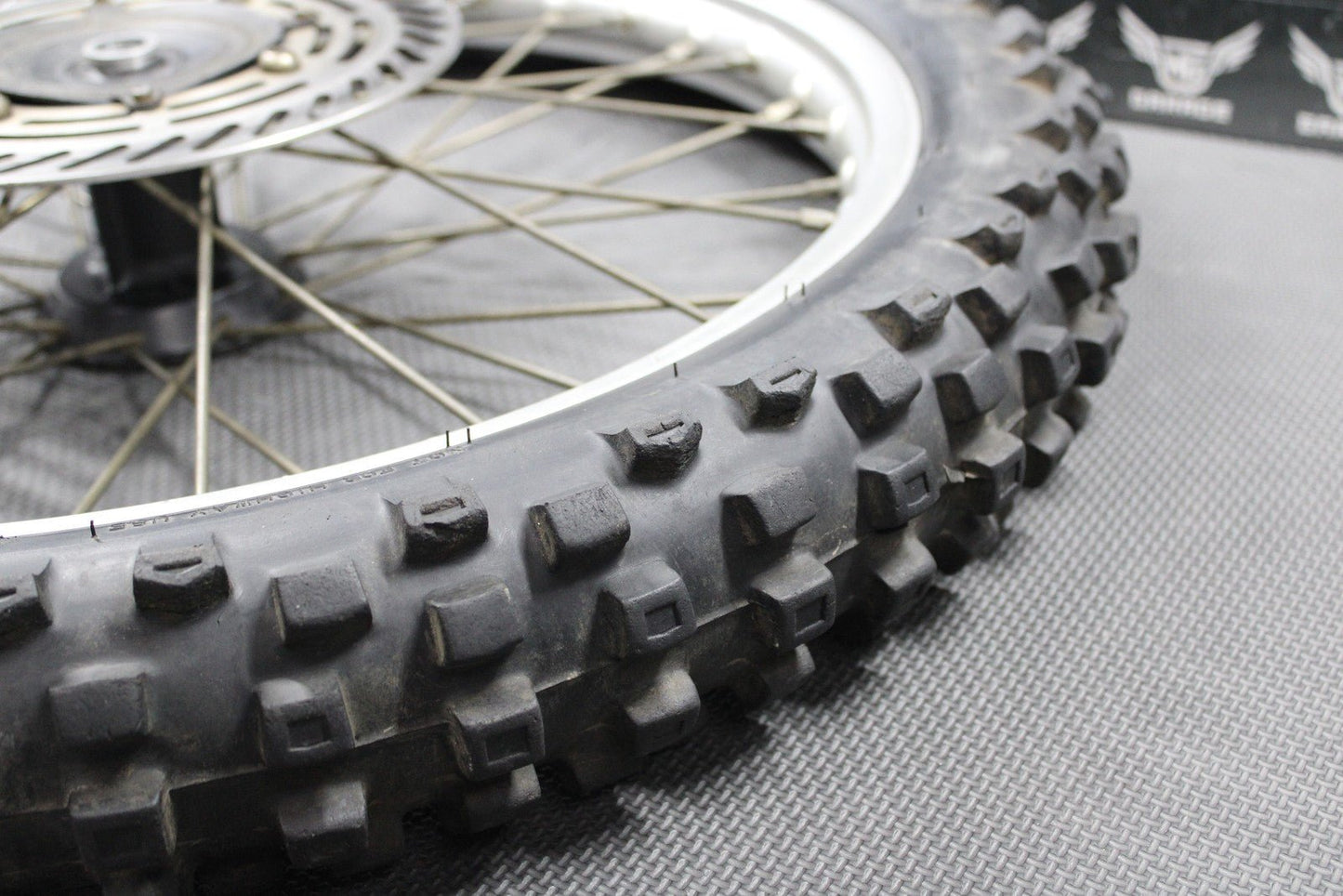 1988 HONDA CR125R CR250R CR500R OEM 21" FRONT WHEEL RIM HUB TIRE 446A5 - KS6 - 830 - hggarage