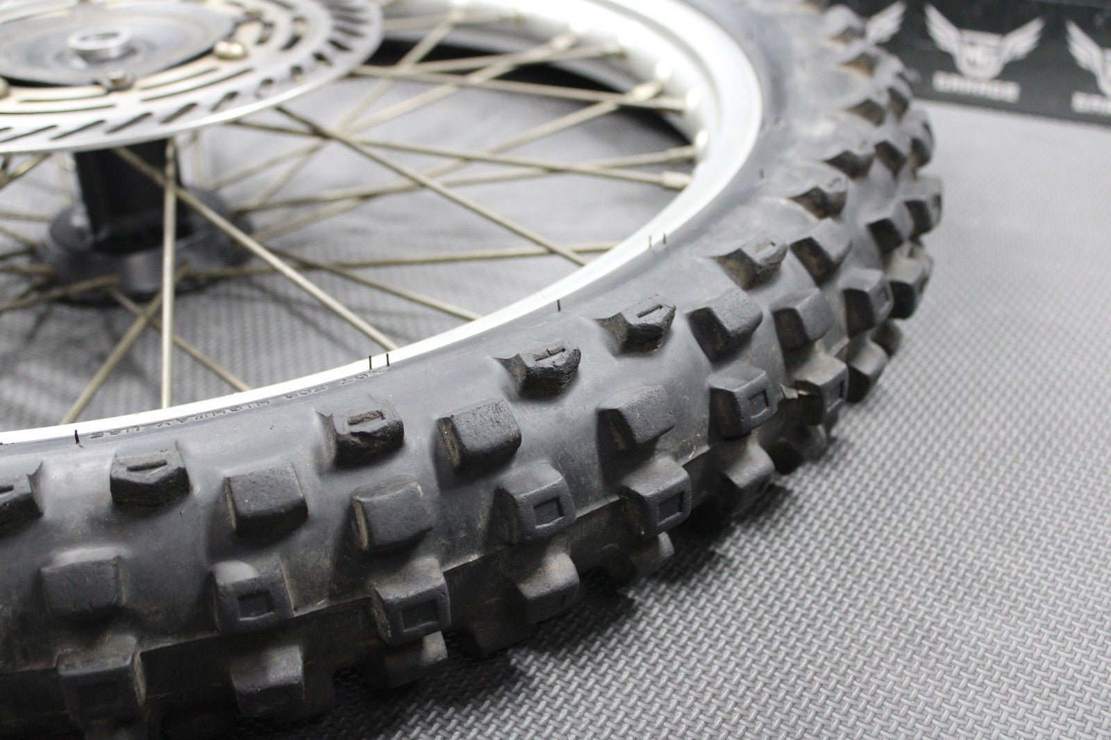1988 HONDA CR125R CR250R CR500R OEM 21" FRONT WHEEL RIM HUB TIRE 446A5 - KS6 - 830 - hggarage