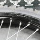 2014 KAWASAKI 10 - 18 KX250F WARP 9 BLACK FRONT WHEEL RIM BILLET HUB LIKE NEW TIRE - hggarage