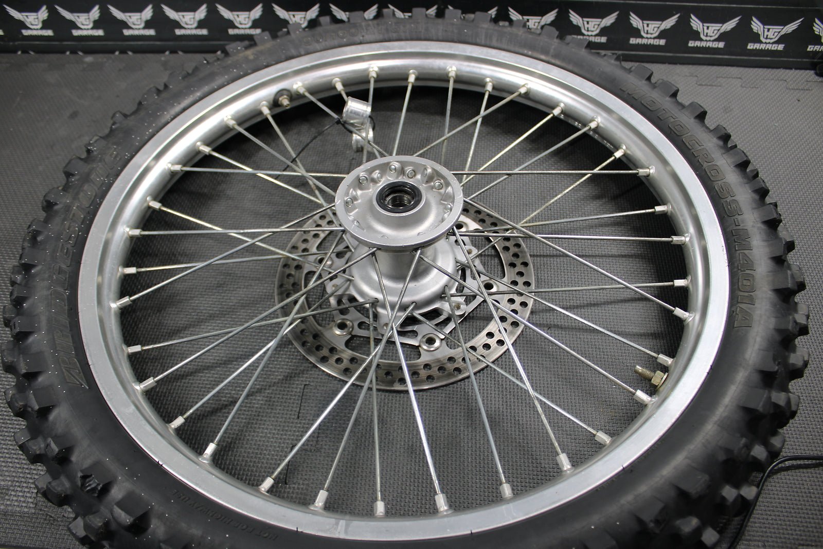 2002 YAMAHA 06 - 11 YZ125 02 - 05 YZ250F OEM DID FRONT WHEEL RIM HUB TIRE 21 X 1.60 - hggarage
