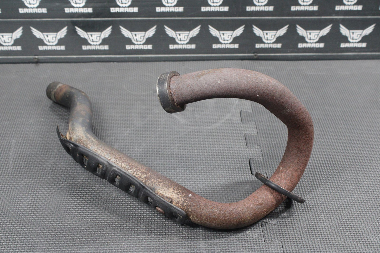 1987YAMAHA TW200 87 - 02 OEM EXHAUST PIPE CHAMBER HEADER PIPE 2JX - 14611 - 03 - 00 - hggarage