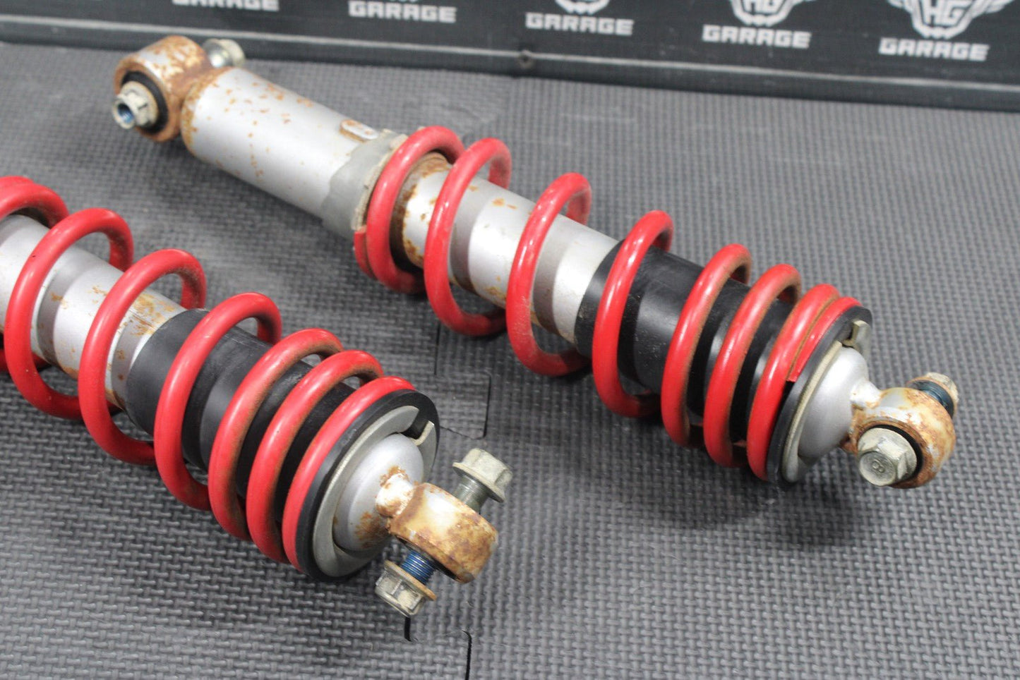 2004 04 - 08 SUZUKI QUADSPORT Z250 OEM FRONT FORKS SHOCK SUSPENSION SET PAIR - hggarage