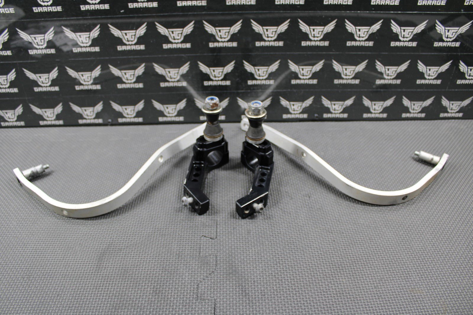 2007 07 - 08 KAWASAKI KX250 KX250F KX450F BRP FAT BAR CLAMPS HAND GUARD MOUNTS - hggarage