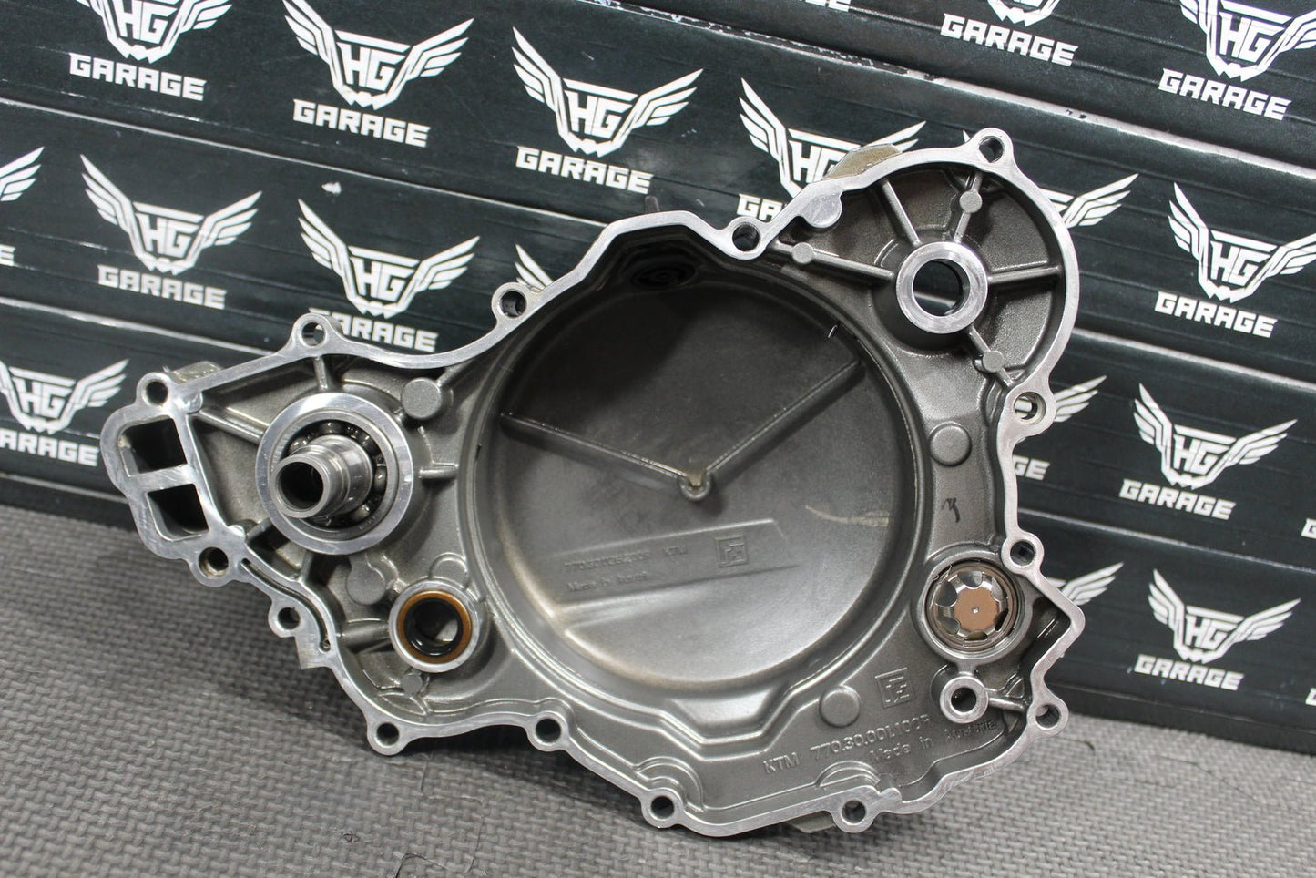 2008 KTM 250 XCF OEM ENGINE MOTOR INNER CLUTCH COVER OUTER CLUTCH COVER - hggarage