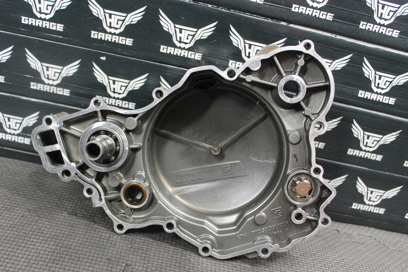 2008 KTM 250 XCF OEM ENGINE MOTOR INNER CLUTCH COVER OUTER CLUTCH COVER - hggarage