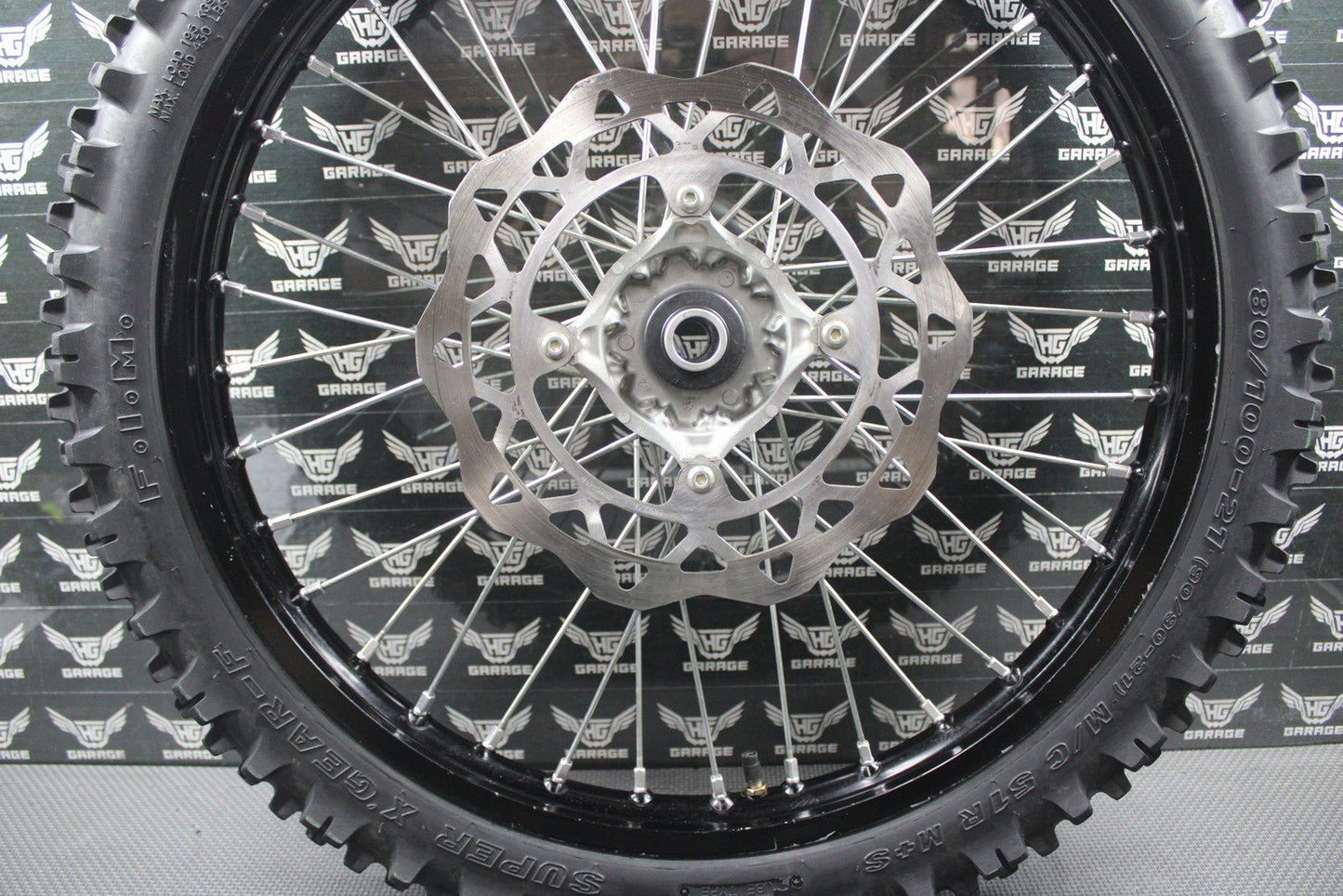 2019 SUZUKI 19 - 20 RMZ250 RMZ450 OEM FRONT WHEEL RIM HUB TIRE 54100 - 37K00 GOOD! - hggarage