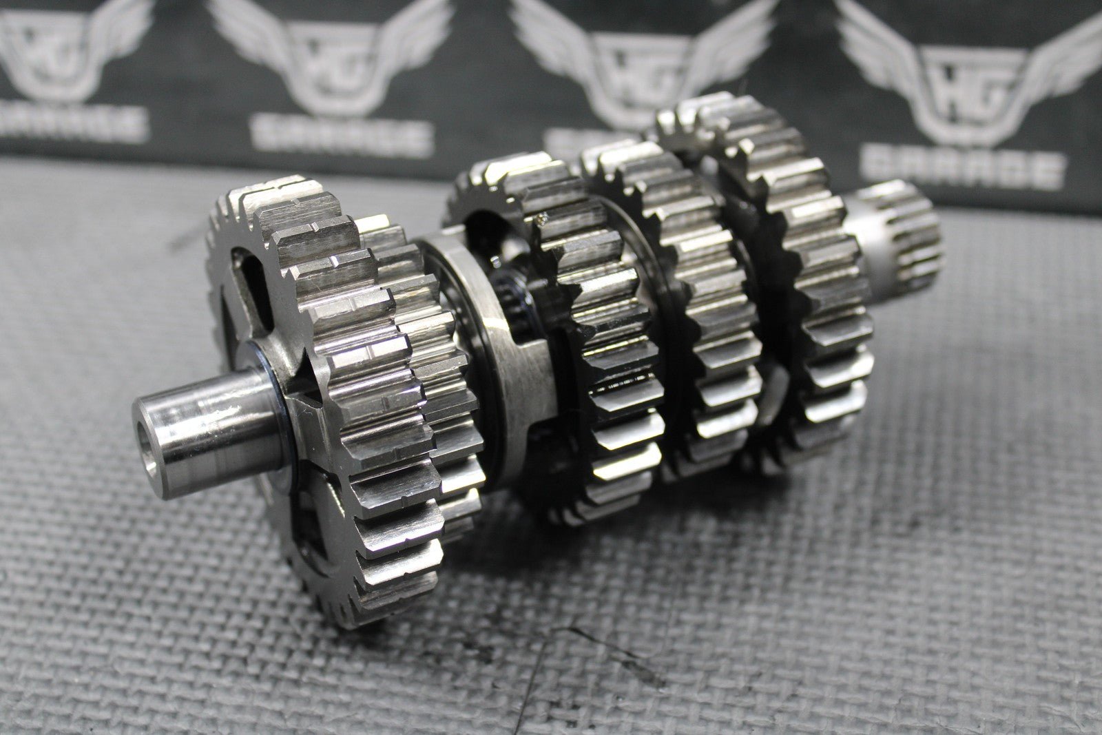 2008 HONDA CRF250R OEM TRANSMISSION TRANNY GEARBOX GEARS SHIFT FORKS NICE! - hggarage
