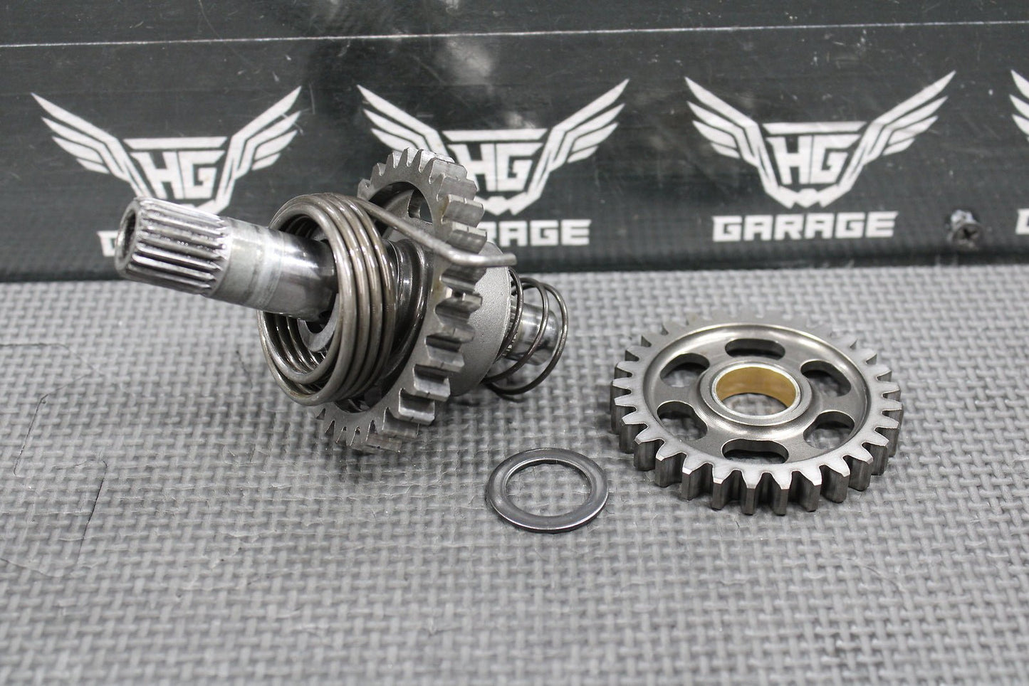2000 HONDA CR125R OEM KICKSTART KICK START SHAFT W IDLER GEAR 28251 - KZ4 - 000 - hggarage