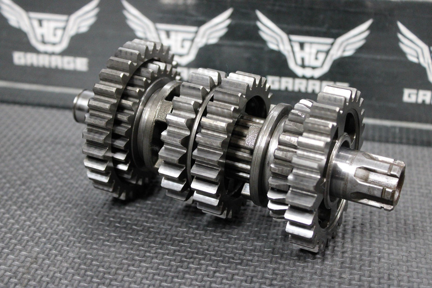 1996 KAWASAKI KX125 94 - 98 OEM TRANSMISSION GEARS GEARBOX SHIFT FORKS DRUM SHAFTS - hggarage