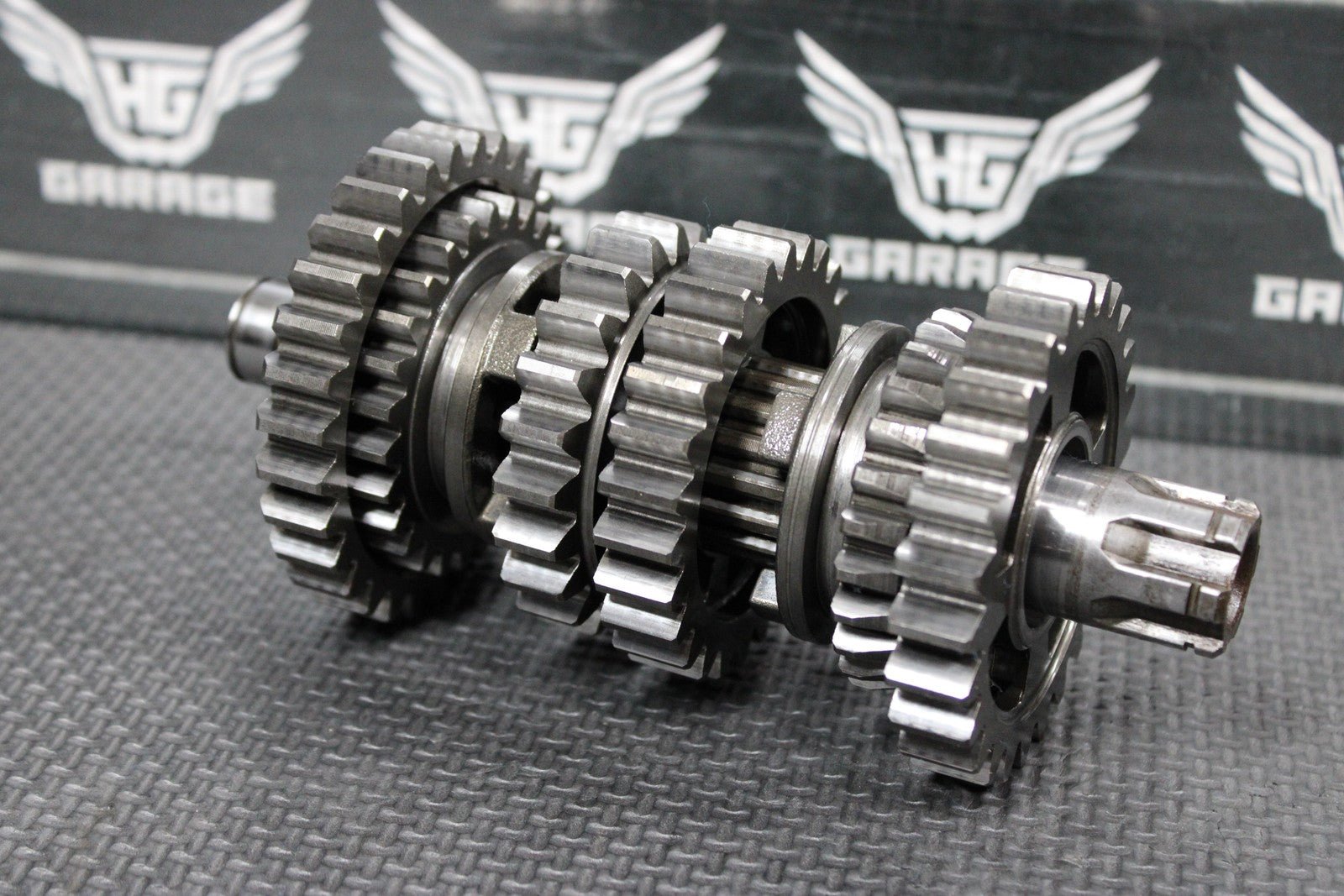 1996 KAWASAKI KX125 94 - 98 OEM TRANSMISSION GEARS GEARBOX SHIFT FORKS DRUM SHAFTS - hggarage