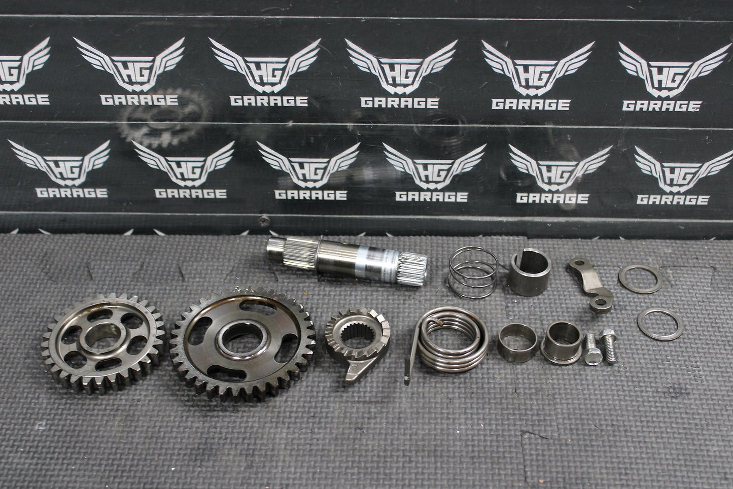 2014 HONDA CRF450R OEM KICKSTART KICK START SHAFT W IDLER GEAR 28211 - MEN - A70 - hggarage