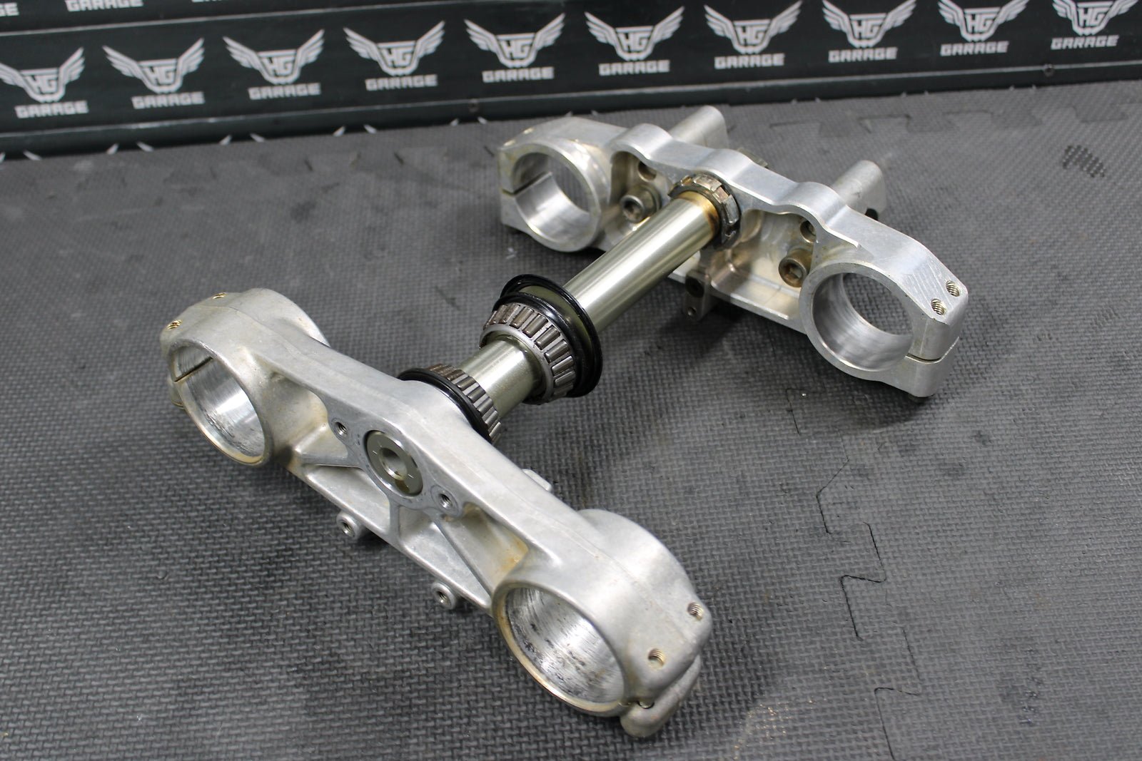 2000 YAMAHA YZ426F OEM FRONT FORKS LOWER BILLET UPPER TRIPLE TREE STEM - hggarage