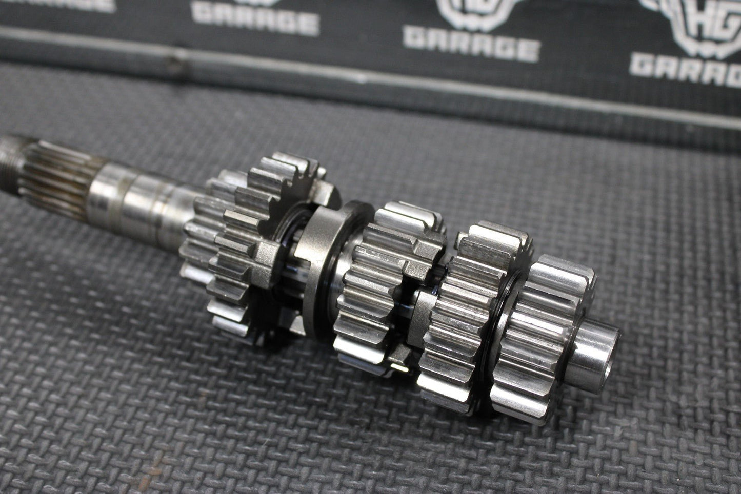 1999 98 - 01 HONDA CR125R OEM TRANSMISSION TRANNY TRANS GEARBOX SHIFT FORKS DRUM - hggarage