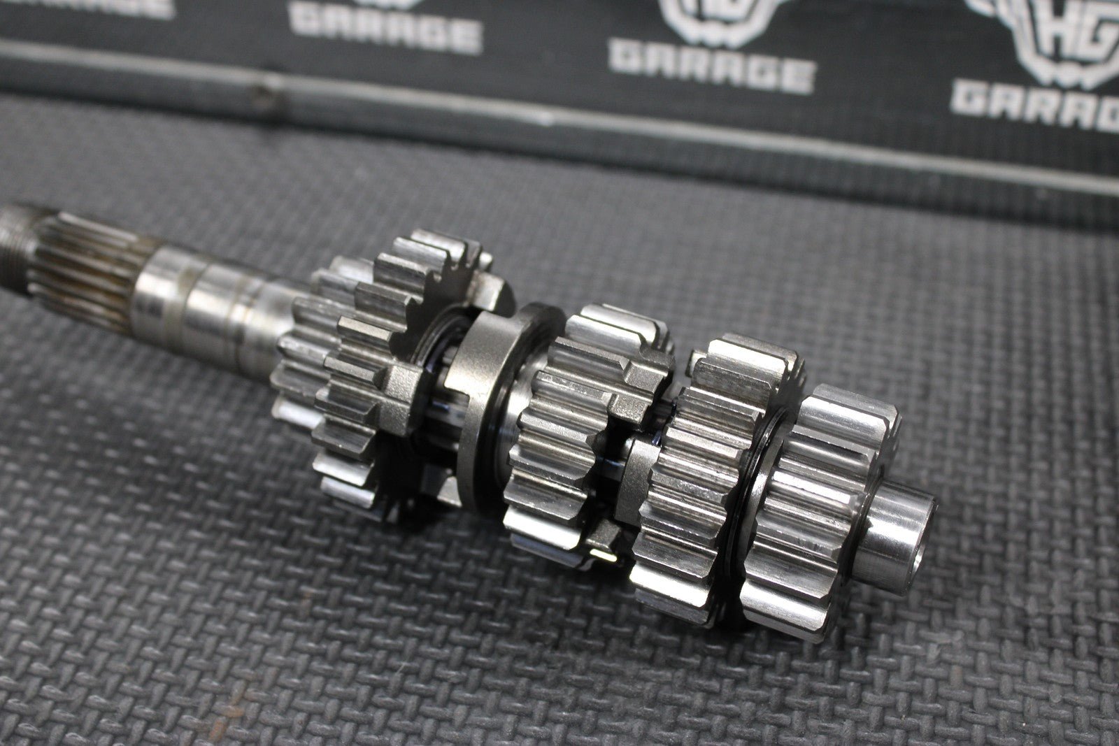 1999 98 - 01 HONDA CR125R OEM TRANSMISSION TRANNY TRANS GEARBOX SHIFT FORKS DRUM - hggarage