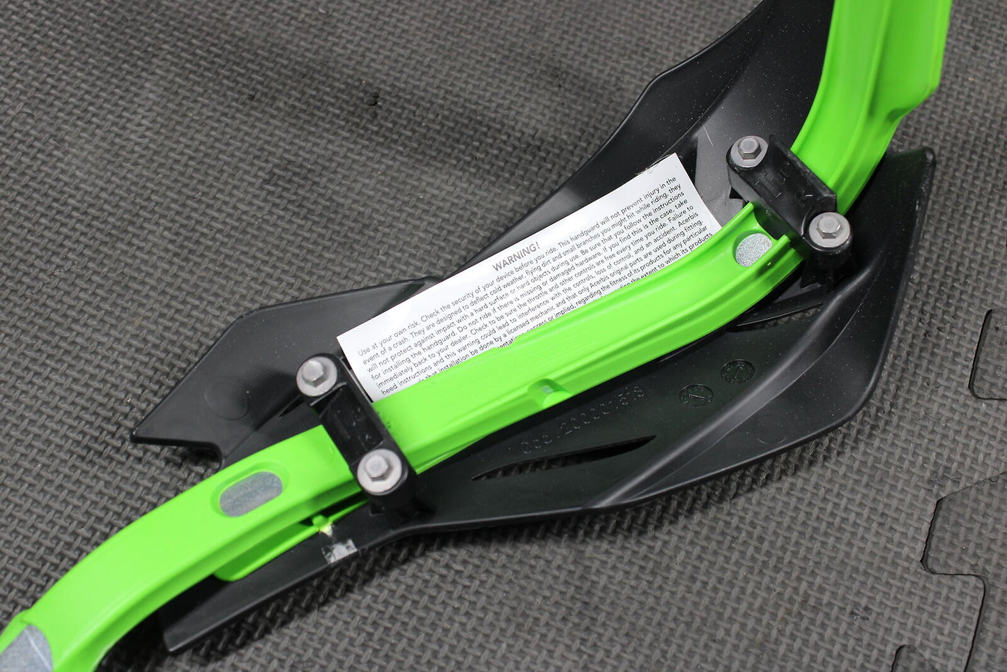 2009 KAWASAKI KX250F ASCERBIS HANDLEBARS HAND GUARDS BRUHS PROTECTOR SHIELD