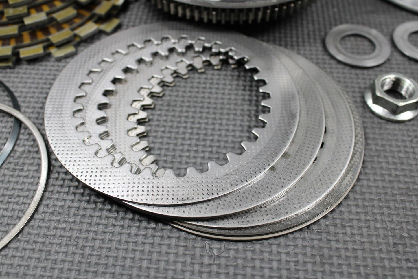 2009 KAWASAKI KLX250SF OEM COMPLETE CLUTCH W PLATES BASKET HUB 13095 - 0576 NICE! - hggarage