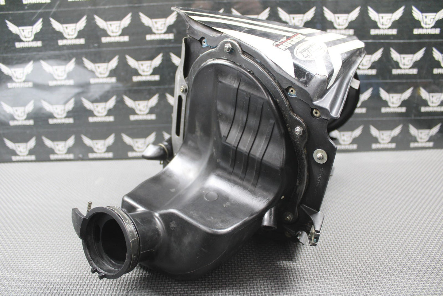 2008 HONDA CRF250R OEM AIRBOX AIR CLEANER FILTER BOX CASE INTAKE BOOT NICE! - hggarage