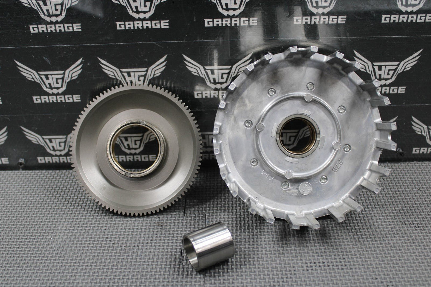 2022 YAMAHA 21 - 22 WR250F YZ250F FX OEM CLUTCH BASKET ONE WAY STARTER GEAR NICE! - hggarage