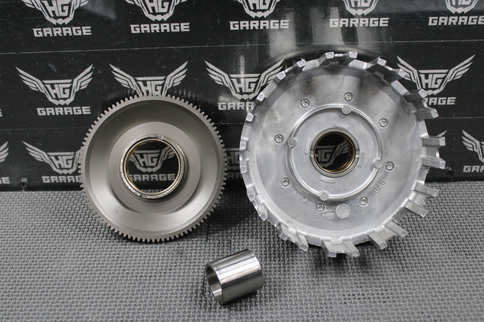 2022 YAMAHA 21 - 22 WR250F YZ250F FX OEM CLUTCH BASKET ONE WAY STARTER GEAR NICE! - hggarage