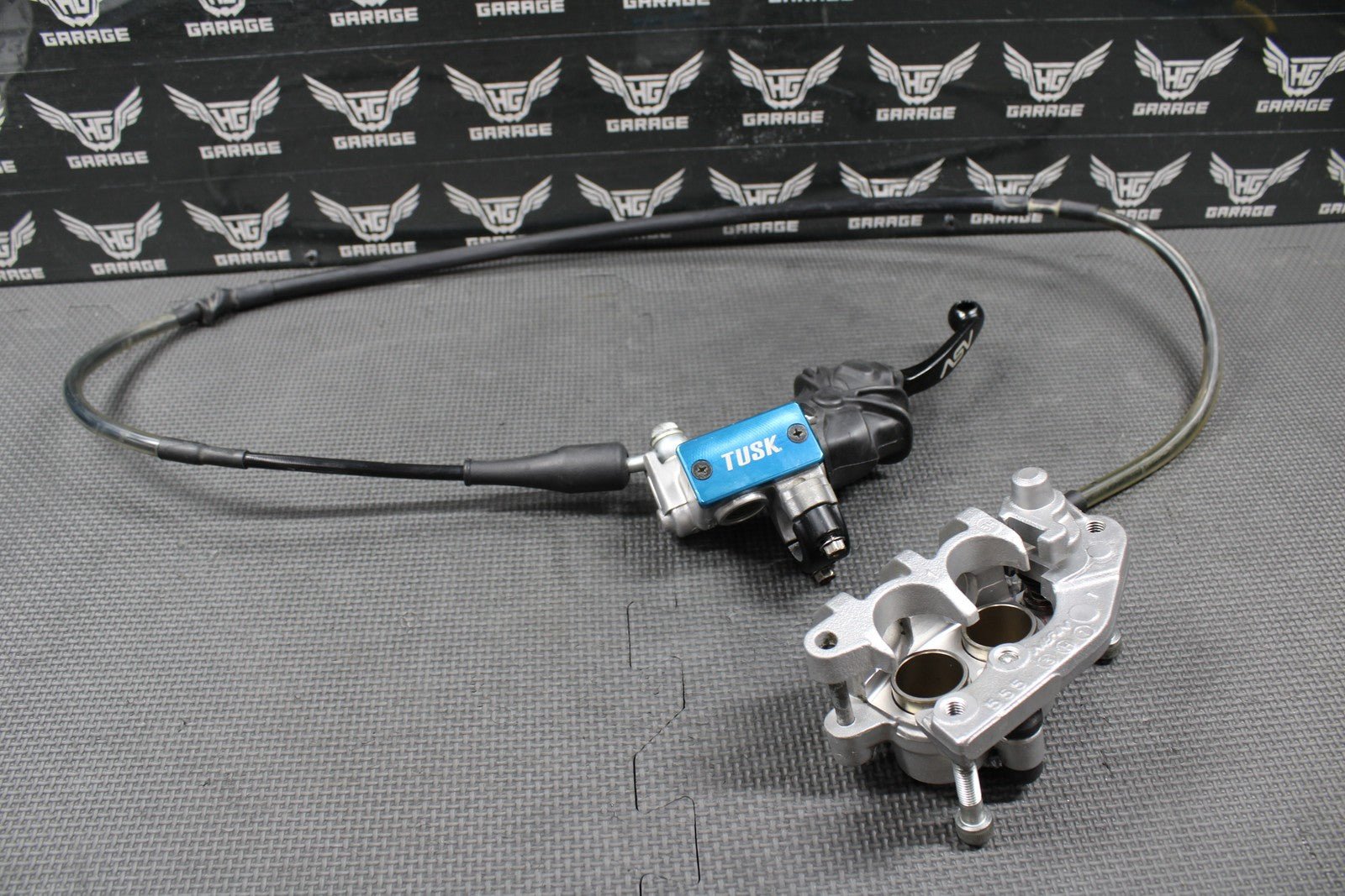 2014 KAWASAKI 13 - 14 KX250F KX450F OEM FRONT BRAKE CALIPER MASTER CYLINDER ASV - hggarage