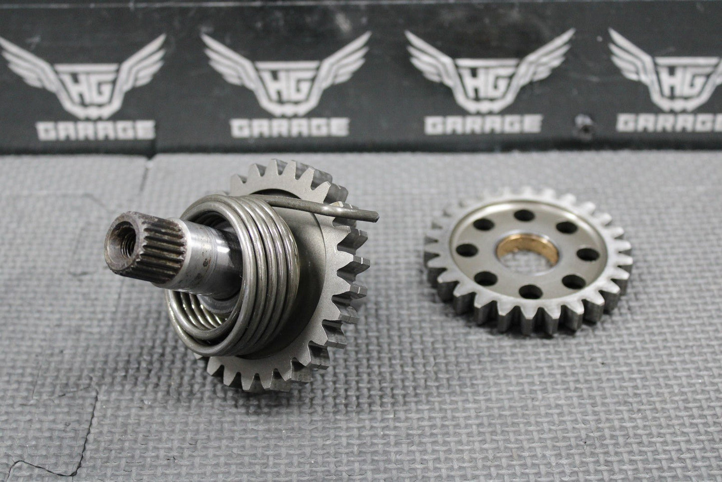 2002 02 - 07 KAWASAKI KX250 OEM KICKSTART KICK START SHAFT W IDLER GEAR 13066 - 1107 - hggarage