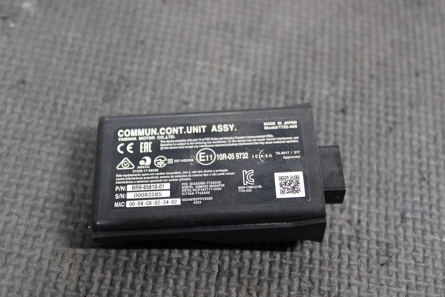 2022 YAMAHA YZ450FX OEM COMMUNICATION CONTROL UNIT ECU CDI BR9 - 85810 - 01 - 00 - hggarage