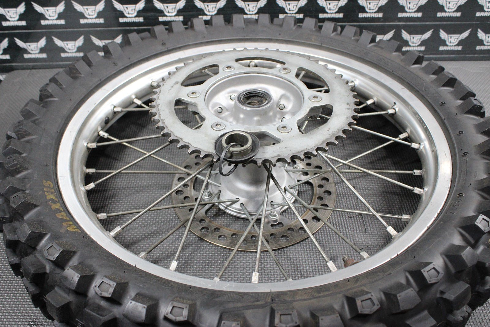 2009 KAWASAKI KX250F OEM REAR BACK WHEEL RIM HUB 41090 - 5227 READ DESC! - hggarage
