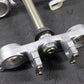 1996 KAWASAKI KX125 OEM FRONT FORKS LOWER UPPER TRIPLE TREE STEM CLAMP SET NICE! - hggarage