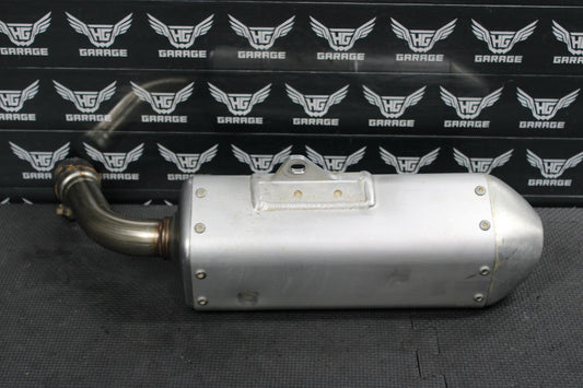 2016 HONDA CRF250R OEM LEFT MUFFLER EXHAUST SILENCER SLIP ON PIPE 18410 - KRN - 407 - hggarage