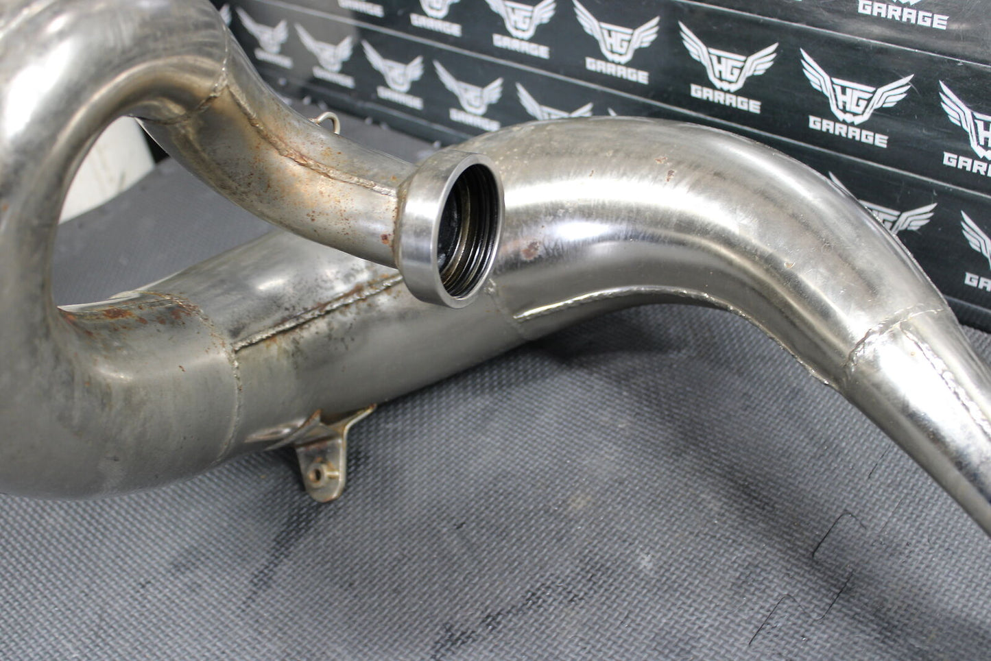 1999 YAMAHA YZ250 FMF GNARLY  EXHAUST PIPE CHAMBER HEADER 5CU-14610-00-00