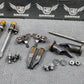 1988 HONDA CR250R OEM EXHAUST POWER VALVE POWERVALVE ARM SHAFT TOP END SET NICE! - hggarage