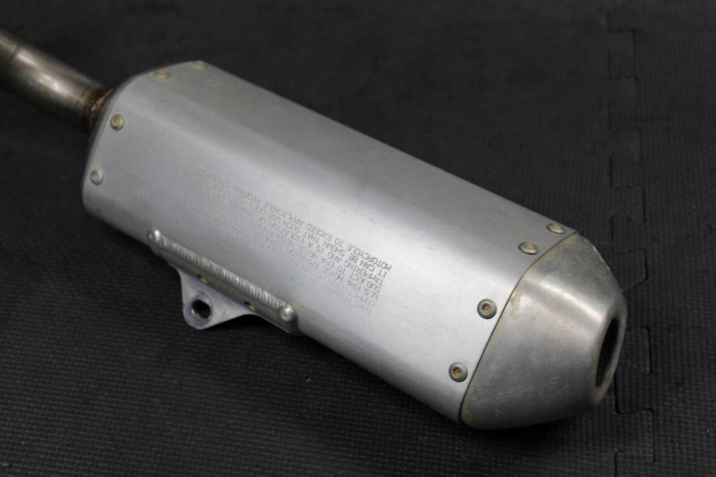 2016 HONDA CRF250R OEM LEFT MUFFLER EXHAUST SILENCER SLIP ON PIPE 18410-KRN-407