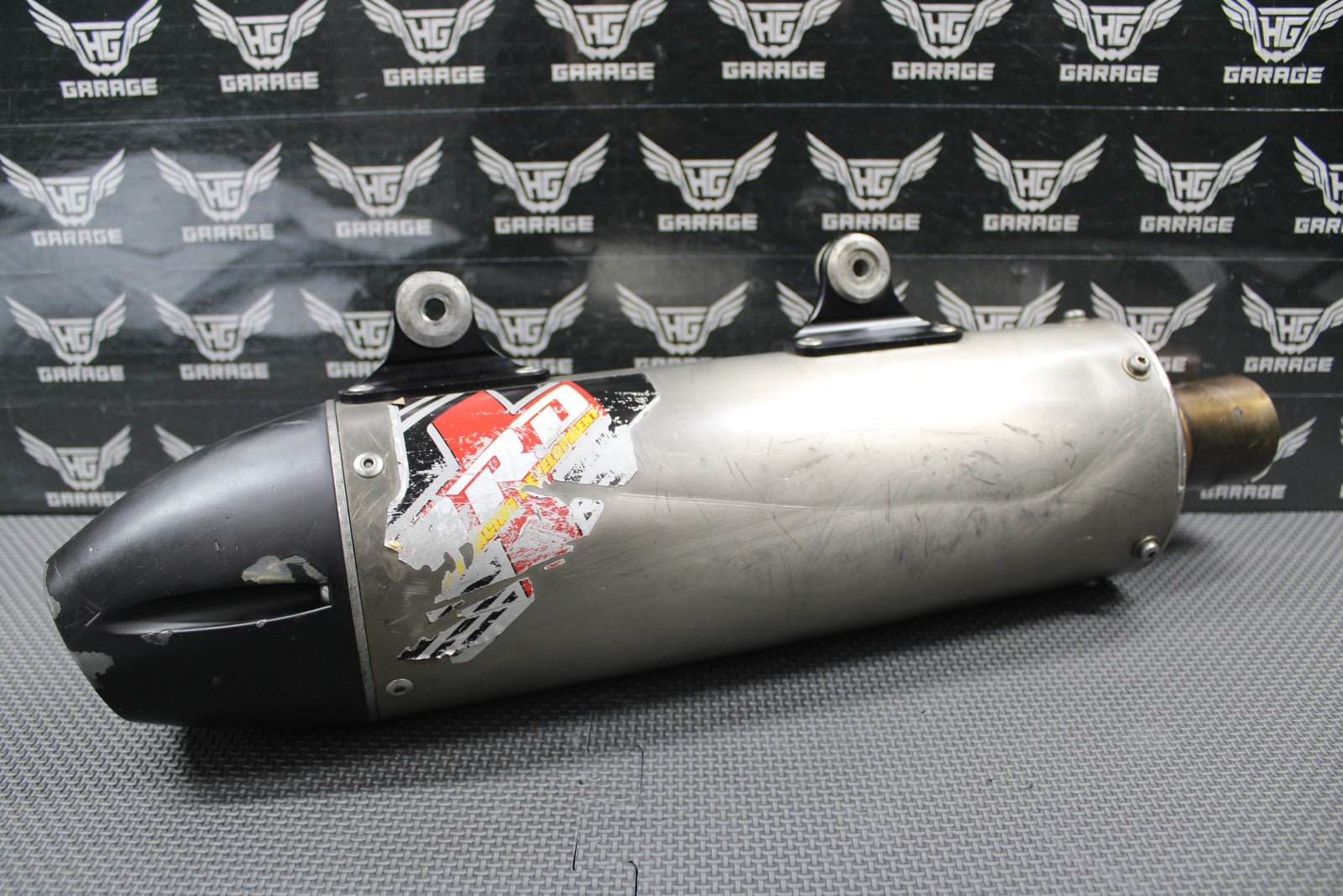 2010 KTM 08 - 10 250 XCF SXF DRD TITANIUM MUFFLER EXHAUST SILENCER SPARK ARRESTOR - hggarage
