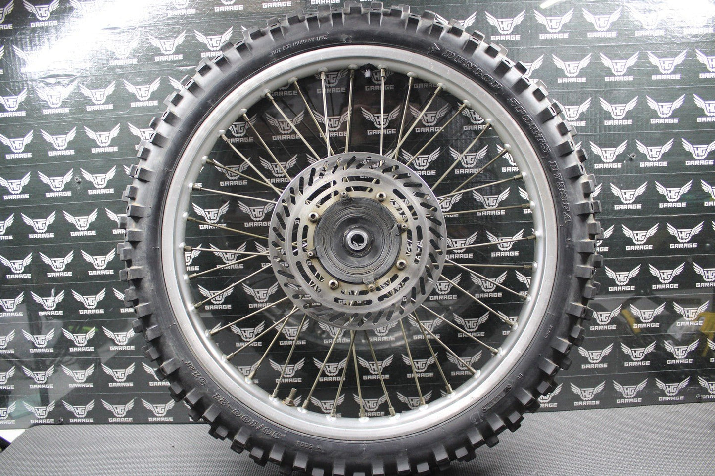 1988 HONDA CR125R CR250R CR500R OEM 21" FRONT WHEEL RIM HUB TIRE 446A5 - KS6 - 830 - hggarage
