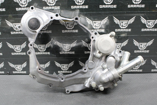 2019 YAMAHA 15 - 19 YZ250FX OEM RIGHT SIDE CASE INNER CLUTCH COVER WATER PUMP NICE - hggarage