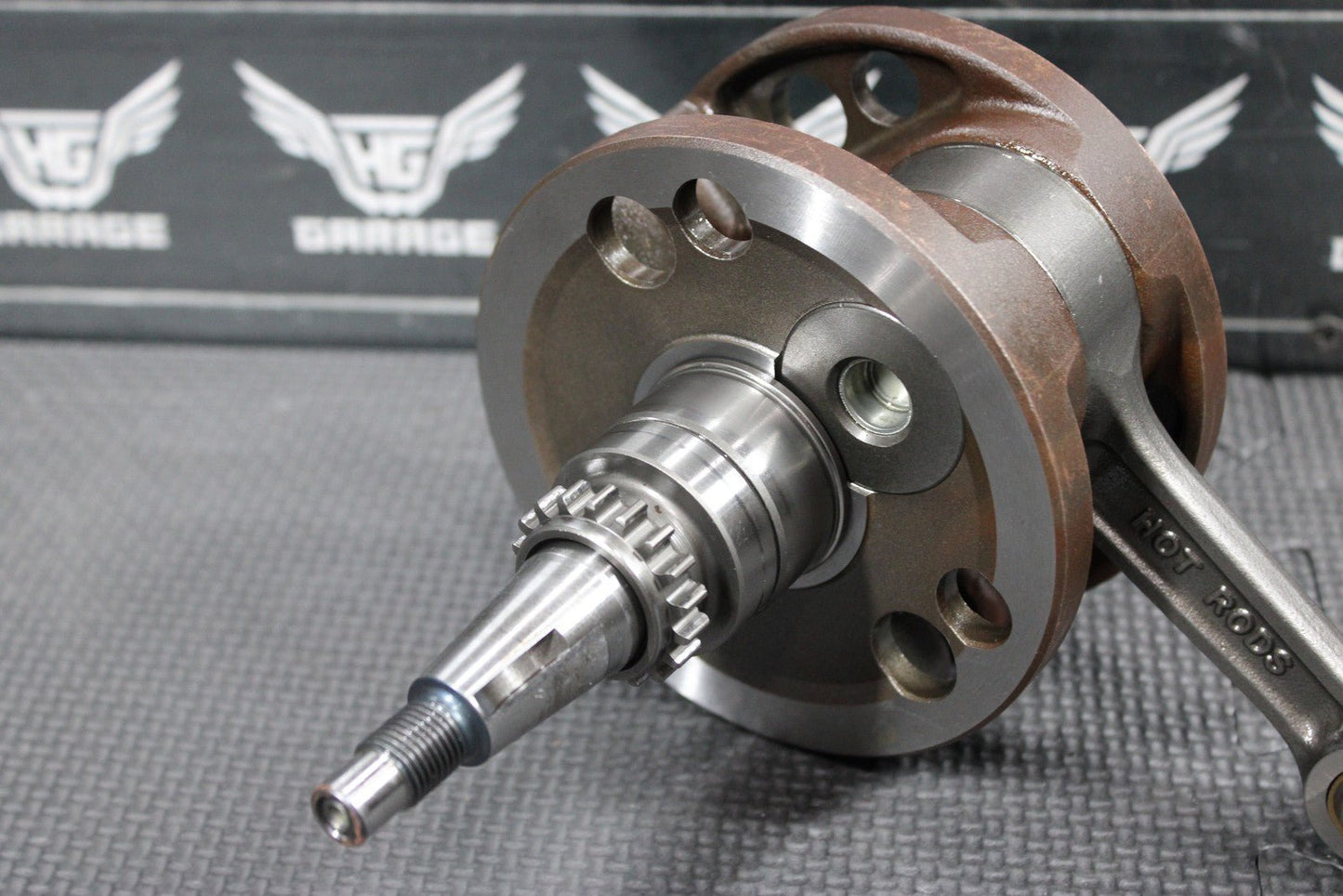 2007 HONDA CRF450R HOTRODS ENGINE MOTOR CRANKSHAFT CRANK SHAFT BOTTOMEND GOOD! - hggarage