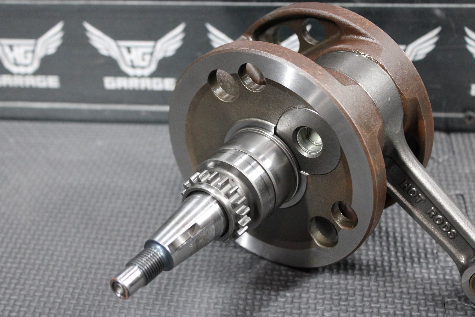2007 HONDA CRF450R HOTRODS ENGINE MOTOR CRANKSHAFT CRANK SHAFT BOTTOMEND GOOD! - hggarage