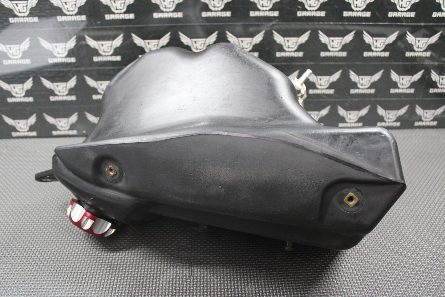 2000 2001 HONDA CR125R CR250R OEM GAS FUEL TANK CELL RESERVOIR CAP PETCOCK GOOD! - hggarage
